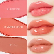 4U2 Double Head Lipstick Lip Glaze Mirror Matte 2 in 1 Moisturizing Colorful Long Lasting Easy to Co