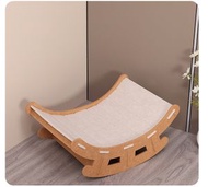 貓抓板搖搖椅耐磨不掉屑貓爪板一體立式牆貼貓咪寵物用品