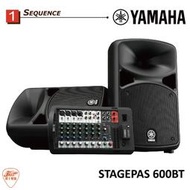 【爵士樂器】YAMAHA STAGEPAS 600BT 藍芽 可攜式 喇叭 音響 PA 系統 附麥克風 喇叭架
