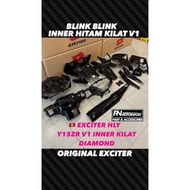🇻🇳EXCITER HLY INNER SET KILAT DIAMOND Y15ZR V1 HITAM KILAT BLINK BLINK DIAMOND TEBAL