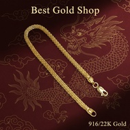 22k / 916 Gold Hollow Dragon Bracelet