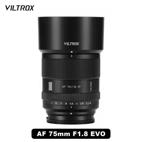 Viltrox AF 75MM F1.8 EVO APS-C Lens for Fujifilm XF XM5 XT50 XT4 XT3 XE4 XA5 for Sony a6400 a6700 ZV