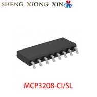 2pcs/lot MCP3208-CI/SL 16-SOIC Analog to Digital Converter MCP3208-C