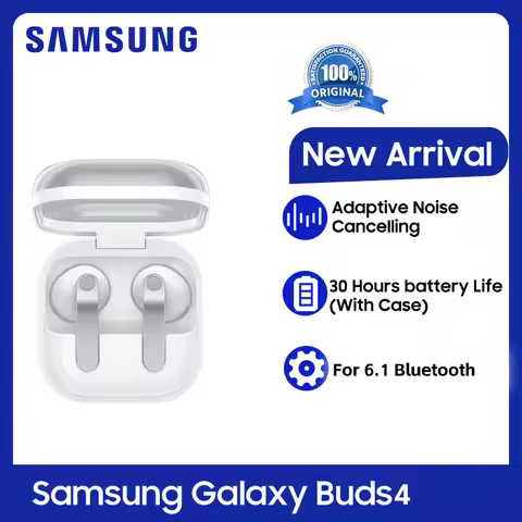 New Samsung Galaxy Buds4 AI True Wireless Bluetooth Earbuds, Noise Cancelling,Hi-Res Audio, IP54, Li