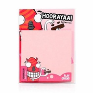 (REDMONZTER) : PG1-Note Paper : Play Ground-1B Memo Pad (PG1B-MMP-9) W9xH9 cm. 50s