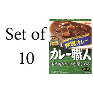 【10入組】Glico 咖哩職人 歐風咖哩中辣