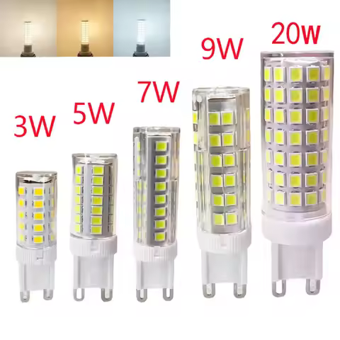 G9 LED 3W 5W 7W 9W 20W AC 220V G9 LED Lamp LED Bulb SMD 2835 LED G9 Light Replace 30/150W Halogen La