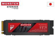 Monster Storage MS950G75PCIe4HS-04TB | NVMe™ SSD | PS5 SSD | with Heatsink |