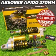 ABSOBER APIDO 270MM LAGENDA 115 Y100 Y110 KRISS EX5 DREAM ADJUSTABLE GAS TANK ABSOBER MOTOR MONO