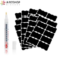 MIOSHOP 96pcs/set Labels Stickers Home Jam Jar Kitchen Blackboard Label