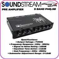 100% Original SOUNDSTREAM: 5 Band PMQ.5B OR 7 Band PMQ.7B - Parametric Pre-Amp with Subwoofer Outpu