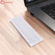 DEWDROP​ MB-102 Breadboard, 830 Tie Points Red & Blue Wires 830-Hole Breadboard, Solderless PCB Boar