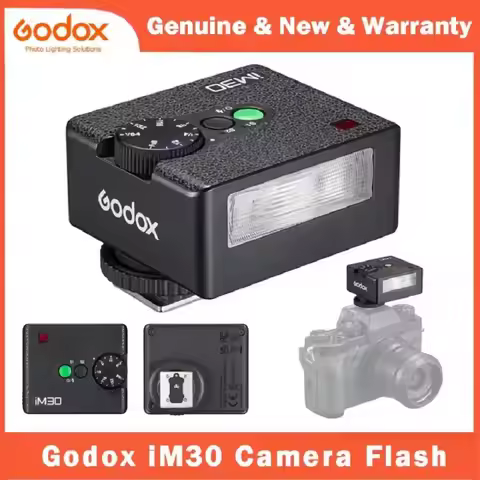 Godox iM30/iM20/iM22/iA32 Mini Camera Flash For Canon Fuji f1-230 Sony zv1 zve10 Ricoh gr3 Nikon Oly