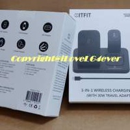 Samsung C&amp;T ITFIT 3-IN-1 Wireless Charging Pad, ITFITEX23三星三合一無線充電板...
