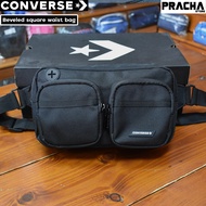 กระเป๋าคอนเวิร์ส Converse beveled square waist bag กระเป๋าคาดเอว/คาดลำตัว converse [ลิขสิทธิ์แท้ ป้ายไทย] มีใบรับประกันจากบริษัทผู้จัดจำหน่าย