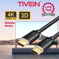 [LIFETIME WARRANTY] TIVEIN HDMI Cable 4K 60Hz High-speed 3D HDMI to HDMI Cable Dolby Vision 8K 60Hz 