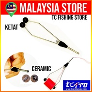 Ceramic Bobbin Assist Hook Benang Jahit Kevlar Jigging Tahan Putus