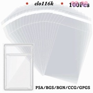 ELOK 100 Sheets PSA BGS Card Brick Film, Waterproof Durable PSA BGS Slab Sleeve,  Transparent Strong