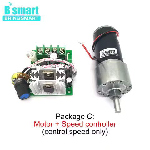 Bringsmart JGB37-3157 Slowdown Motor Large Torque DC Gearbox 12Volt Customized Tubular Permanent Mag