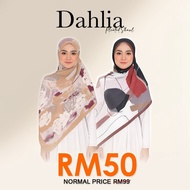 TUDUNG SARUNG DAHLIA PLEATED