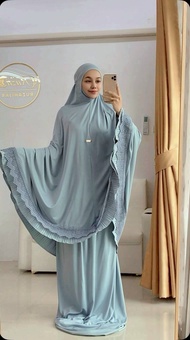 ชุดละหมาด ตะละกงแถมฟรีกระเป๋า รุ่นLaila เนื้อผ้าviscosepremium ผ้านิ่มใส่สบายไม่ร้อน ผ้าละหมาดพร้อมส