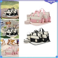 [Ranarxa] Diaper Bag, Mommy Tote Bag with Changing Pad, Baby Essentials Bag, Travel Diaper Bag for Working