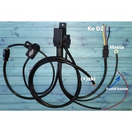 RELAY CABLE SET D2 PRO LASER & MINI LASER RELAY SET D2 COMPLETE ON OFF SWITCH