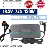 Asus 6.32A 7.7A ROG GL503 FX504 G53 G72 G73 GL703 G74 5.5*2.5MM Laptop Charger