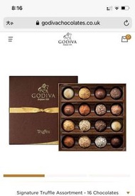 Godiva Signature Truffle Assortment 朱古力