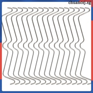 💍 Stainless Steel Pegboard Hook Locks 50pcs Strong Silver for .57x0.79 Inches