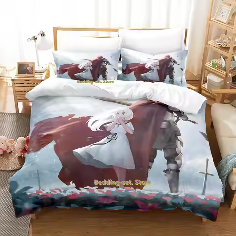 2025 Gamw ENDER LILIES Quietus of the Knights Bedding Set Cartoon Anime three-piece set Adult Kid Be