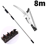 6-8M High Branch Shears Saw gunting pokokTelescopic High-Altitude Pruning Scissors Tree Cutter gerga