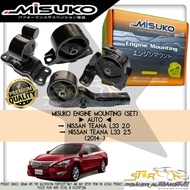 MISUKO Nissan Teana L33 2.0 / L33 2.5 (2014~) Auto Premium Engine Mounting Set