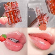 【Borong】🍑 Kiss Beauty Fruit Juice Moist Lip Oil ikut darah pengilat bibir*1pcs