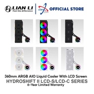 LIAN LI HYDROSHIFT II LCD-C/LCD-S 360mm LIQUID COOLER - HYDROSHIFT II LCD-C 360N/360TL / OLED CURVED