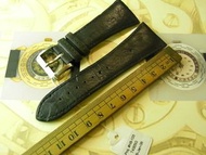 NOS 倉底 HUGO BOSS 28MM 黑啡色 真皮錶帶 連 20MM錶扣