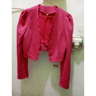 Outer blazer pink fuchsia barbie