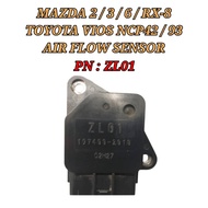 🇯🇵🇯🇵 Air Flow Sensor Mazda 2 / 3 / 6 / RX8 Toyota Vios NCP42 / 93 Air Mass Sensor / Air Flow Sensor 