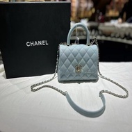 CHANEL Coco Handle Mini 荔枝牛