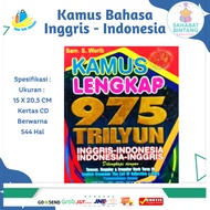 English-Indonesian Dictionary 975 Trillion Complete A5 Size Large