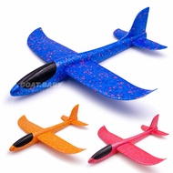 48cm Flashing Foam Glider Plane Hand-Throw Airplane Model Aircraft Outdoor Toy Party Game Gift for K