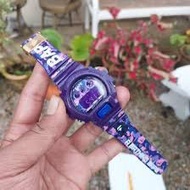 G SK BAPE PURPLE DW6900 Jam Tangan CRAZY COLOR DIGITAL SPORTS WATCHES BAPE PURPLE