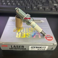 NGK 6774 Iridium Platinum Spark Plug IZFR6K13 Sharp Fit Fit Sidi Concept 1.3 1.5 Accord