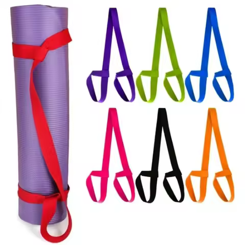 Yoga Mat Carry Belt Strap Adjustable Shoulder Strap for Yoga Mat Sling Pilates Sport Band Exercise F