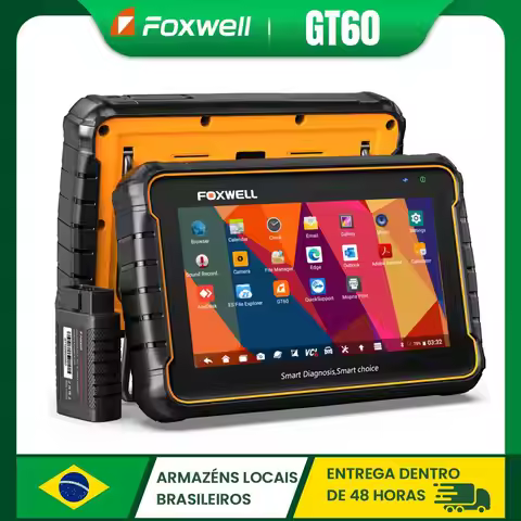 FOXWELL GT60BT OBD2 Bluetooth Automotivo Scanner All System 24 Reset Bidirectional Control Professio