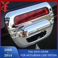 Car Plate Rear Handle Tail Gate Cover For Mitsubishi L200 Triton 2006 2007 2008 2009 2010 2011 2012 