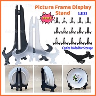 DDS 5/7/9 Inch Display Easel Stand Plate Bowl Picture Photo Frame Pedestal Holder Easel Stand Easel 