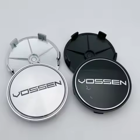 4pcs 68MM / Clips 63MM Car Wheel Center Caps VOSSEN Logo Emblem Badge Wheel Hubcap Hub Center Dust C