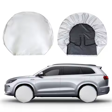 1/4pcs Universal Wheel Tire Covers Oxford Waterproof UV Sun Protectors Wheel Tire Covers for Camper 
