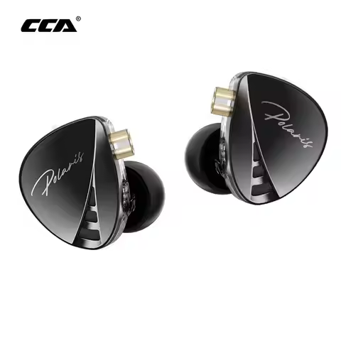 CCA Polaris Wired Earplugs Earphones HIFI Bass Earbuds 4-Level Tuning Switch Headphone Stereo Sound 